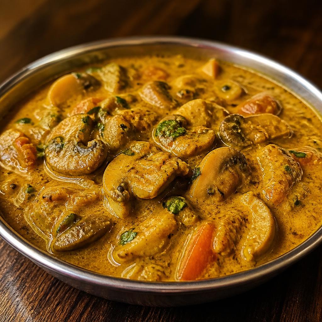Mushroom curry